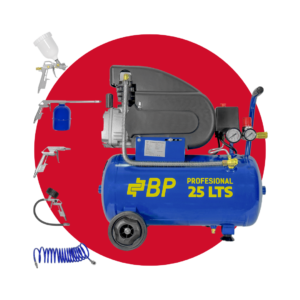 BP04612 Compresor BP Directo 25 LTS + 5 Accesorios