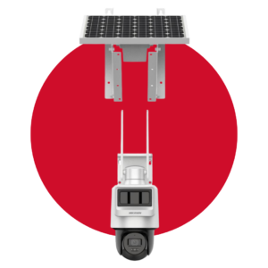 DS-2DE2C200IWG-K4GC05S10 Cámara de seguridad Hikvision PT Pro de 2 MP con Panel Solar