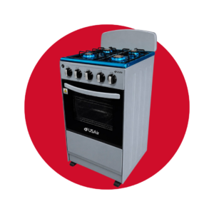 COCINA USAIR 4 QUEMADORES GRIS
