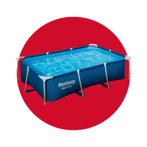 PISCINA BEST WAY TUBO RECTANGULAR 259X170X61CM