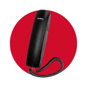 TELEFONO UNIDEN ALAMBRICO DE PARED NEGRO