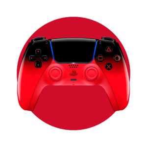 PALANCA PS5 TECHNO RED DUALSENSE