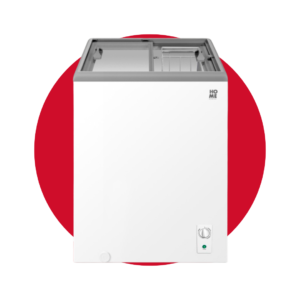 CONGELADOR TAPA DE VIDRIO HOME&CO 102L BLANCO