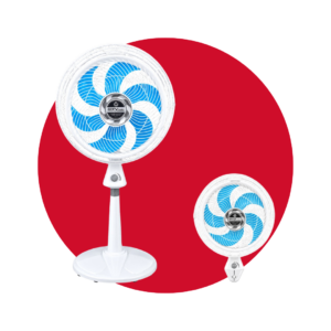 3VEMX007010 VENTILADOR 2 EN 1 MAX POWER 18" BLANCO/TURQUESA