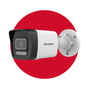 Cámara de red Hikvision bala fija de detección humana doble luz 4 MP