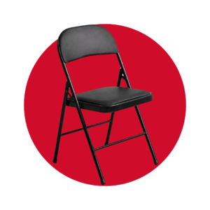 PL-2104 SILLA PLEGABLE NEGRA