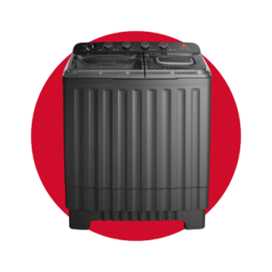WWTT18M7USUZX Lavadora semiautomática Westinghouse 18 kg color negro